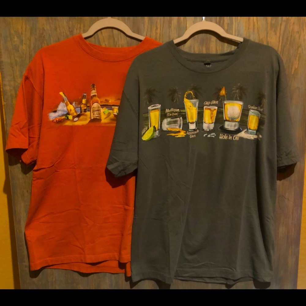 2 large bar tees(Shortsleeve)